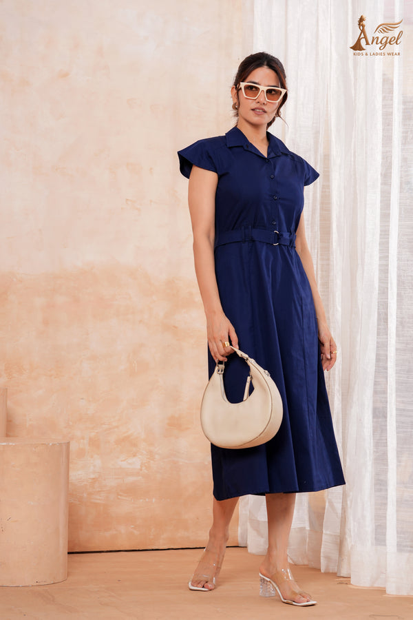 Belted Shirt Dress