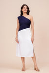 Navy & White