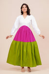 White, Magenta & Lime
